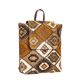 Ayita Canyon Backpack – Upcycled Tribal Rug & Leather | Myra Bag