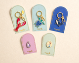 Sea Turtle Enamel Keychain & Bag Charm