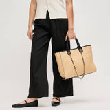 Jaxon Tote – Natural Black