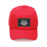 Leopard Print Game Day Cap – Red | Football Patch | Viv&Lou