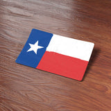 Texas Flag Rectangle Vinyl Sticker | Lone Star TX Decal | 2 Sizes