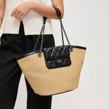 Landon Tote – Natural Black