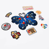 Hip Chic Iron-On Patch Bundle | 9 Piece Boho & Hippie Theme