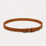 Cognac Brown Double-Strap Western Hat Band