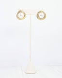 Enoch Pearl Stud Earrings – Gold