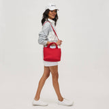 Sky's The Limit Small Sustainable Crossbody Bag | Red