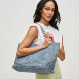 Sky's The Limit Large Denim Tote | Woven Denim | Sol and Selene