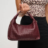 Ripley Woven Crossbody Chocolate Brown