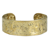 Forged From Gold Textured Cuff Bracelet