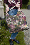 Make a Wish Linen Tote Bag | Whimsical Boho Floral Market Bag