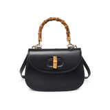 Allison Bamboo Top Handle Crossbody Black