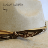 Honey Paisley Bandana Hat Band