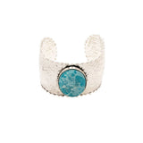 Coastal Visions Turquoise Cabochon Cuff Bracelet