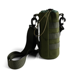 Tactical Hiking Water Bottle Crossbody Holder Green