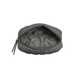 Cloud Nine Quilted Puffer Nylon Cosmetic Pouch in Olive