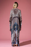 Monterey Damask Print Kimono