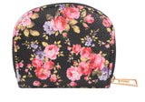 Rebecca & Rifka Round Floral Accordion Wallet