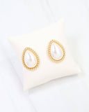 Boonville Pearl Drop Earrings – Cream