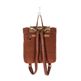 Ayita Canyon Backpack – Upcycled Tribal Rug & Leather | Myra Bag