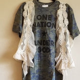 One Nation Under God Camo Graphic Tee