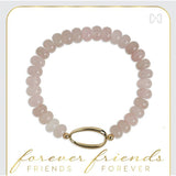 Forever Friends Stretch Bracelet Blush