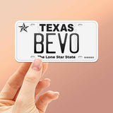 Bevo Texas Longhorn License Plate Waterproof Sticker