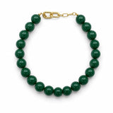 Beaded Gumball Statement Necklace | Emerald Green | Eden Collection
