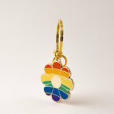 Rainbow Flower Keychain & Bag Charm