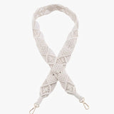 Natural Woven Macrame Crossbody Purse Strap