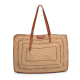 Demi Woven Travel Tote | Natural
