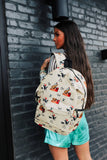 Vintage Cowboy Print Backpack