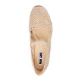 MUK LUKS Women's Shelby Ballerina Flat | Crochet Memory Foam Slip-On