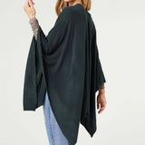 Kiara Lightweight Wrap Shawl Forest Green