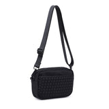 Inspiration Woven Neoprene Crossbody Bag | Black