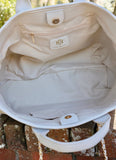 Melissa Tote Bag – Cream