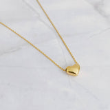 Love Bean Heart Necklace – Gold
