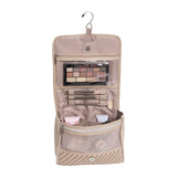 Joan & David Large Diagonal Quilted Hanging Toiletry Case