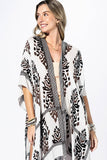 Sequoia Vine Kimono | Ivory Boho Viscose Layer