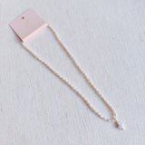Genuine Freshwater Pearl Cross Necklace | 18k Gold Plated