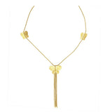 Butterfly Dream Tassel Chain Necklace