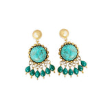 Magic of the Mesas Turquoise & Beaded Southwest Earrings
