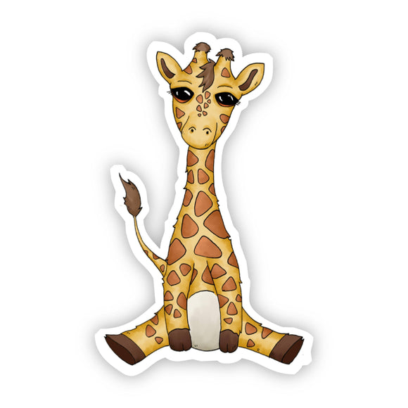 Baby Giraffe Vinyl Sticker