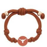 Texas Longhorns Adjustable Paracord Bracelet