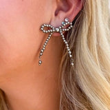 Bow Bliss Earrings Western Cowgirl Beaded Earrings