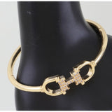 Crystal Horse Bit Link Bangle Bracelet | Western Luxe Jewelry
