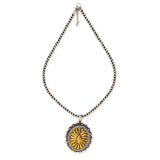 Oracle Mine Concho Medallion Necklace