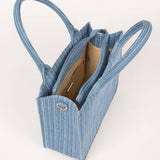 Denim Handle Tote Bag