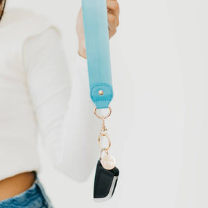 Always On Hand Wristlet Keychain Baby Blue