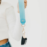 Always On Hand Wristlet Keychain Baby Blue