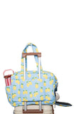 Zesty Lemons Light Blue Weekender Bag